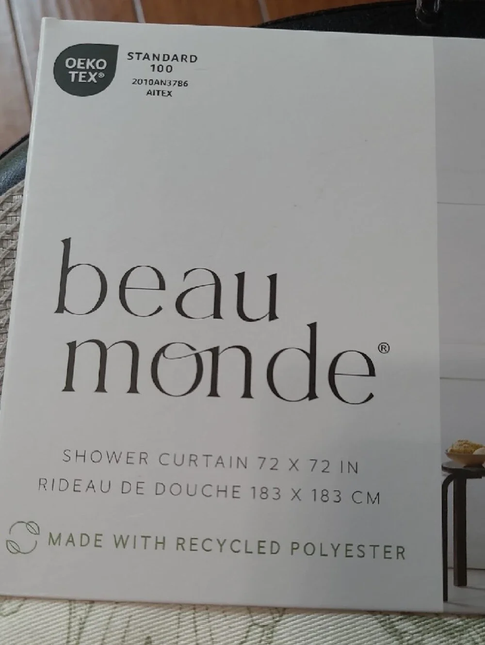 Beau Monde Floral Vine Shower Curtain